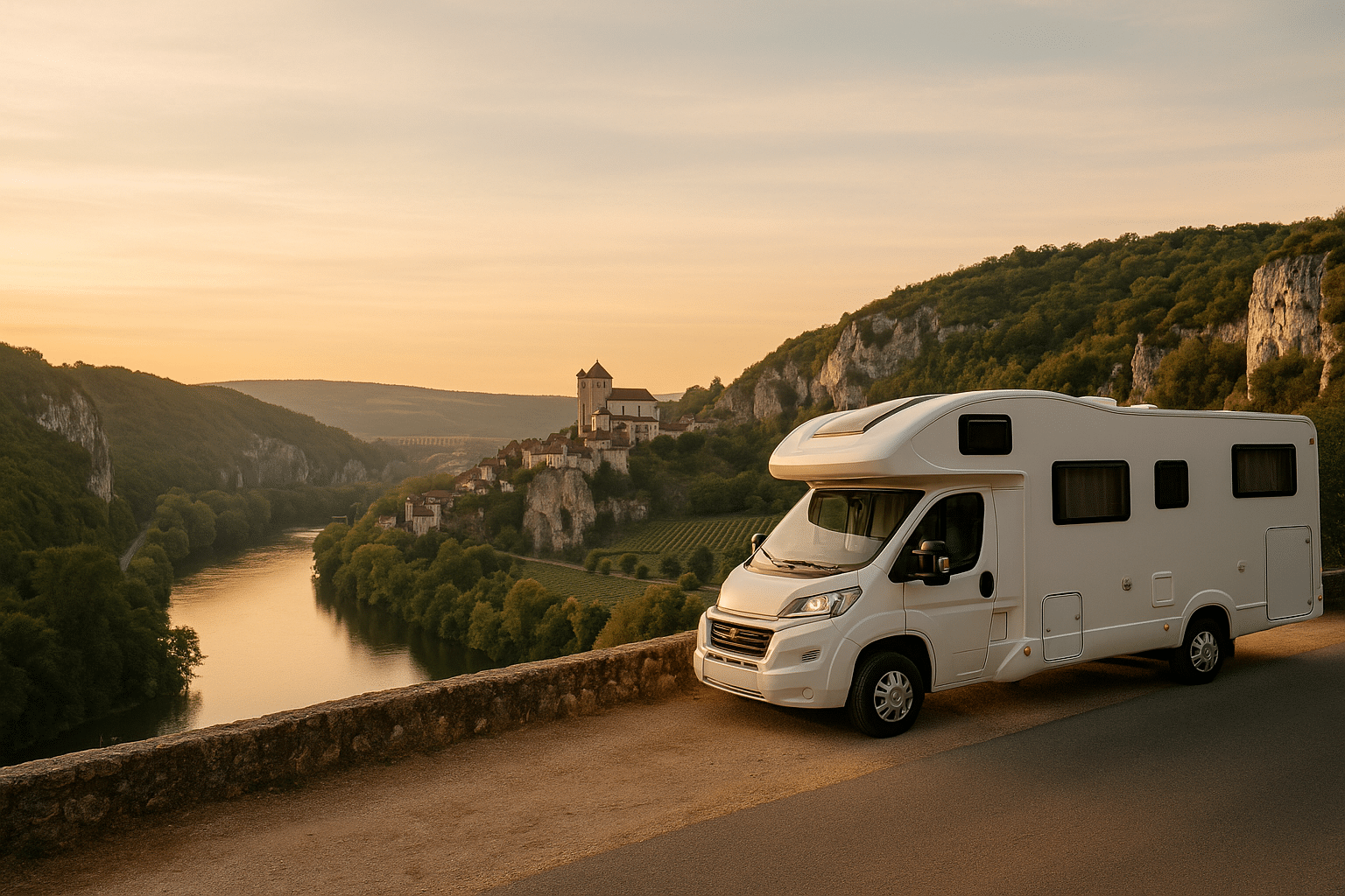 Itinéraire 8 jours dans le Lot en camping-car