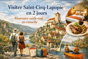 visiter Saint-Cirq-Lapopie en 2 jours
